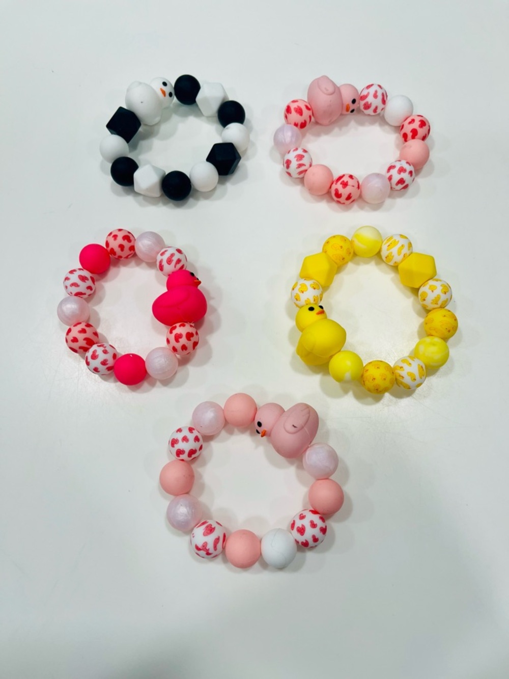Rubber Duck Stretch Bracelets.  $5 each